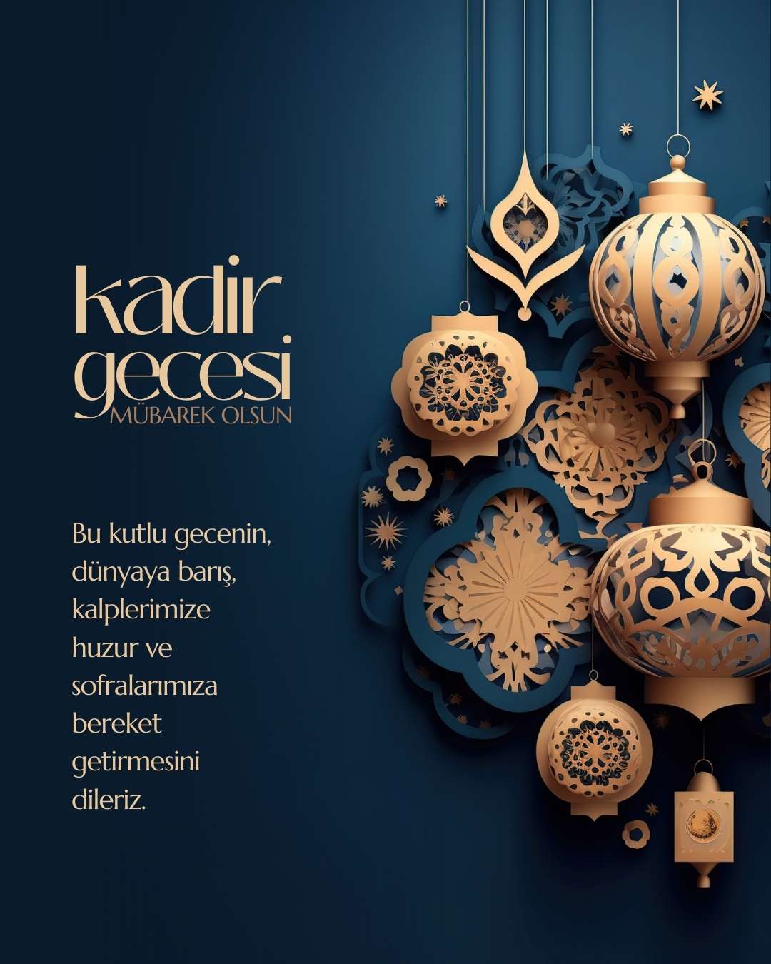 Kadir Gecesi Mesajları