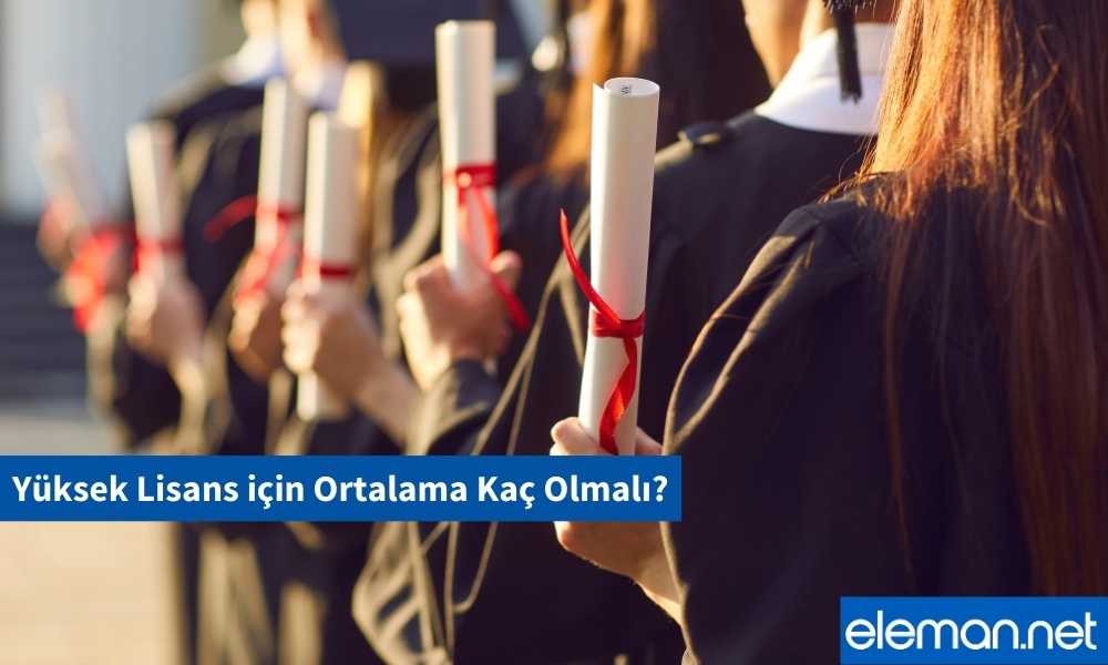 Yüksek Lisans için Gereken Ortalama