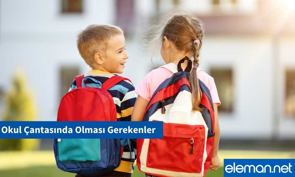 Okul Çantasında Olması Gerekenler
