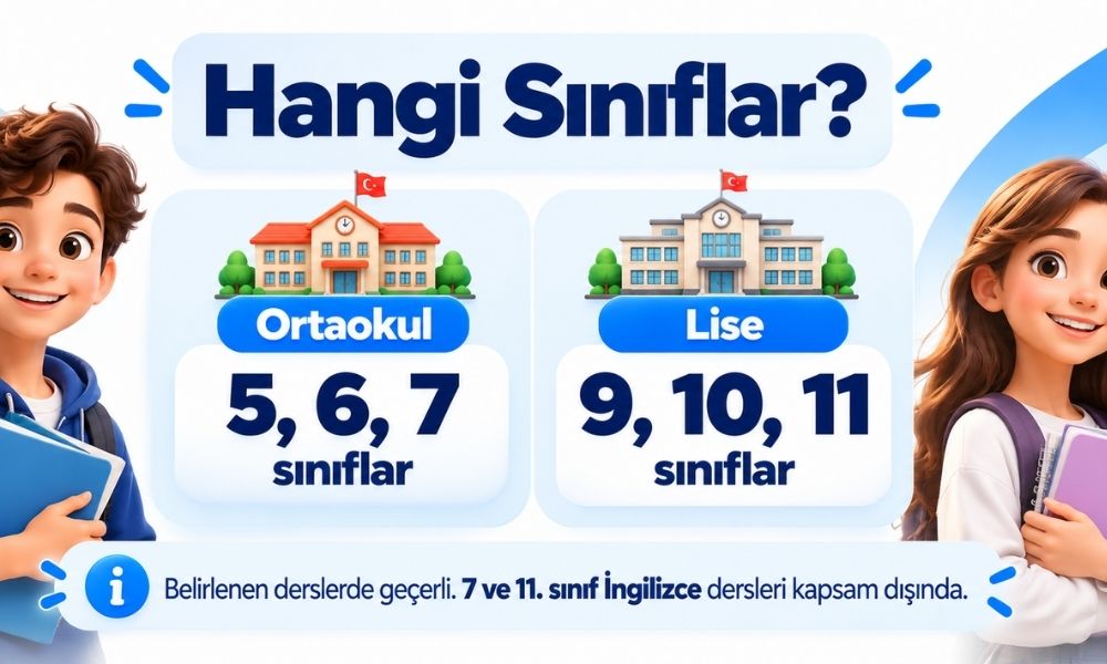 OYSS Hangi Sınıflarda Uygulanacak?