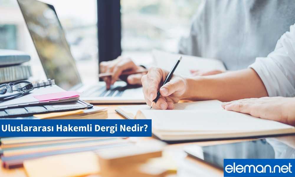 Uluslararası Hakemli Dergi