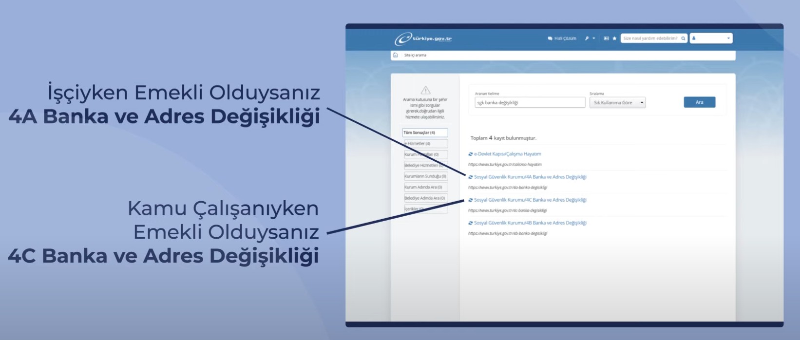 E-Devletten Emekli Maaşı Taşıma Nasıl Yapılır?
