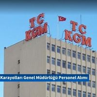Karayolları Genel Müdürlüğü Personel Alımı