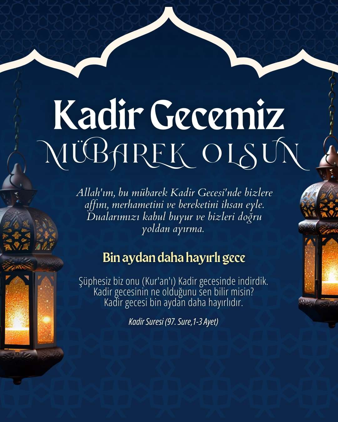 Kadir Gecesi Mesajları