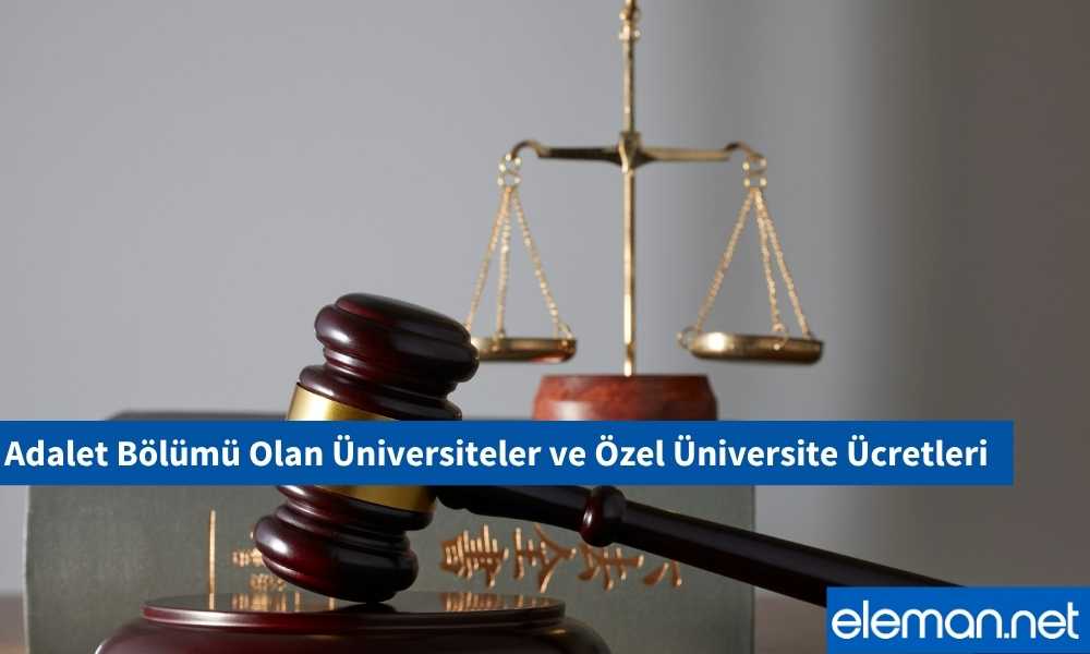 Adalet Bölümü Ücretleri