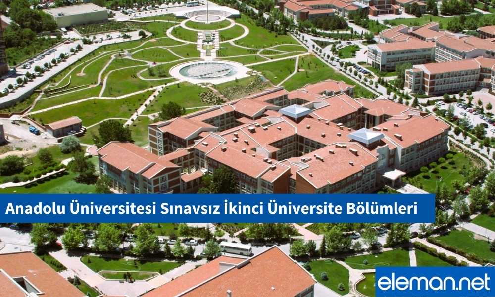 Anadolu Üniversitesi Açık Öğretim Bölümleri