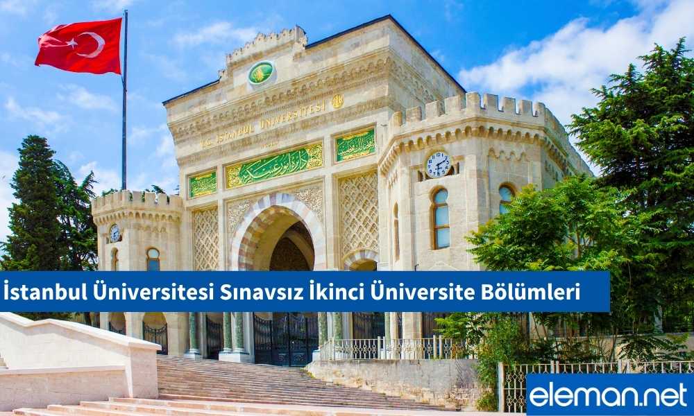 İstanbul Üniversitesi Açık Öğretim Bölümleri