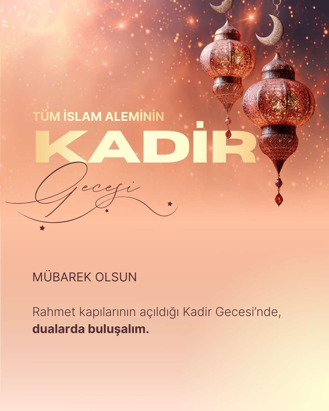 Kadir Gecesi Mesajları