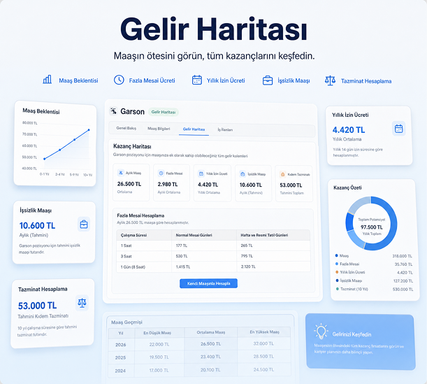Mesleklerin Gelir Haritası Mesleklerin Gelir Haritası